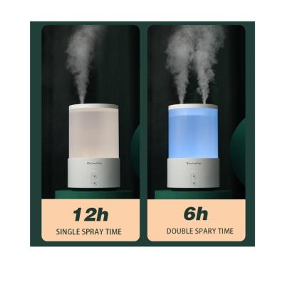 China New Arrival 650ml Car New Arrival 650ml Intelligent Colorful Led Light Portable Mist Air Cool Humidifier for sale