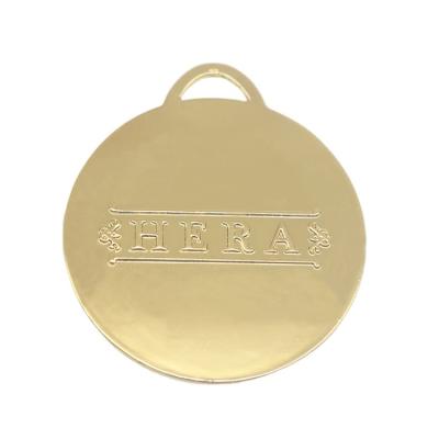 China Solid Brass Plate / Jewelry OEM Hot Selling Durable Custom For Bag Metal Label Tag for sale