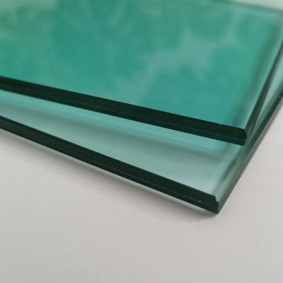 China Clear Cheap Courtyard Security Panel Fence Panels Tempered Laminate Glass Fence Glass For Sale Balustrade Flange Glass Balcony for sale