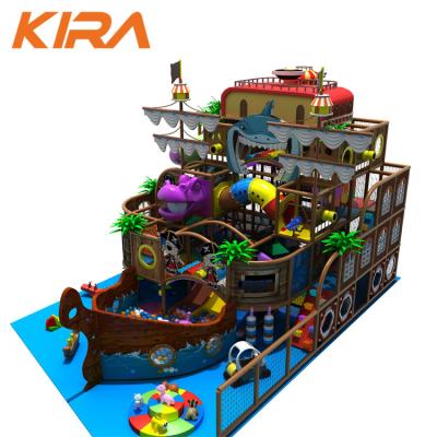 China Large Durable Indoor Playground Equipment Indoor Soft Playground Pirate Ship for sale