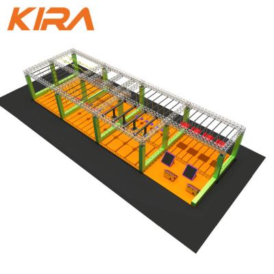 China With Protective Net Obstacle Of Ninja Warrior Obstacle Course Kit Indoor Playground American Ninja Course for sale