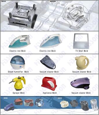 China Labour-saving ABS 4 Cavities Home Appliance Mould With Unscrewing Motor for sale