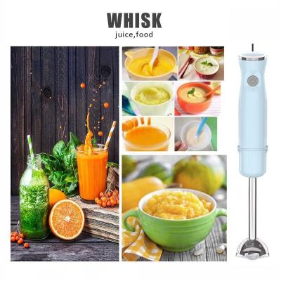 China Household Multifunctional Wholesale Blue Stick Kitchen Blender Hand Blender Electric Fruit Juicer Blender for sale