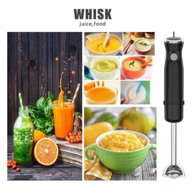 China Multifunctional 4 in 1 Vegetable Food Chopper Immersion Mixer LED Kitchen Household Stick Hand Blender Blender for sale