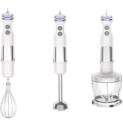 China Multifunctional 4 in 1 Led 1000 Watt Immersion Hand Blender for Kitchen Home Cooking Food Prep Vegetable for sale