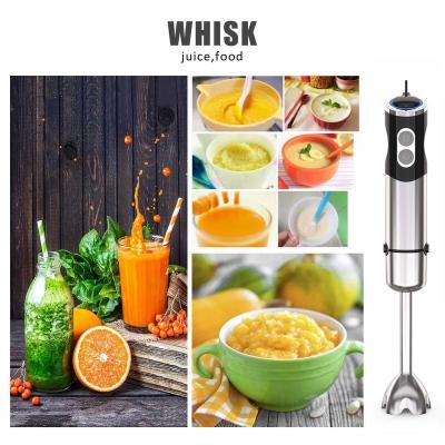 China Multifunctional 4 in 1 Multifunctional LED 1000W Electric Household Appliances Stick Blender Immersion Hand Blender Set for sale