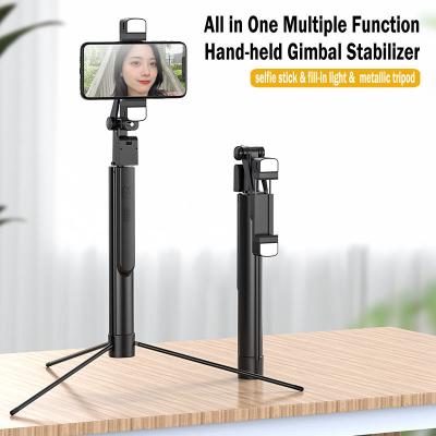 China Live-Sink K30 Tripod Selfie Multifunctional Regular Shooting Stick Built-in Bendable Tripod Selfie Stick Smartphone Phone for sale