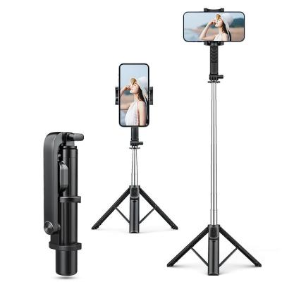 China 360 Rotation WS-21016 Degree Wireless Remote Invisible Selfie Stick Tripod Smart Phone Holder for sale