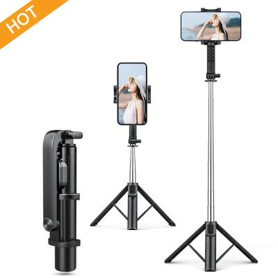 China WS-21016-1 Function Phone Holder Digitek Gimbal Camera Tripod Mobile Phone Vlog Portable Monopod Foldable Selfie Stick for sale