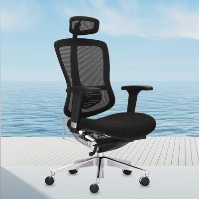 China Swivel Office Chair (Height) Modern Chair Executive Chair Rotating Black Mesh Office Chair Adjustable for sale