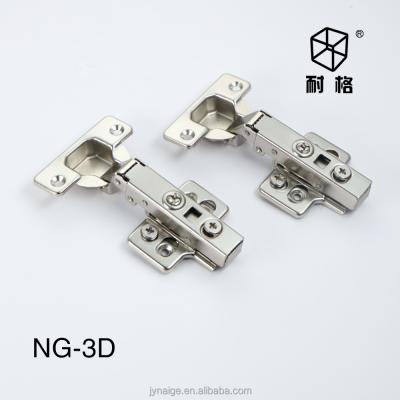 China 3 Positions Special Hot Selling 3D Hinge 3D Solft End Cabinets Adjustable Concealed Concealed Hinges for sale