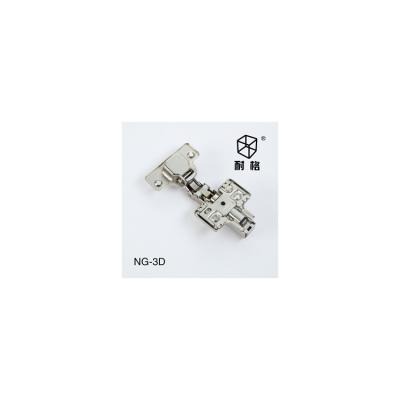 China Modern Good Quality 3D Nickel Plated Hinge Adjustment Hydraulic Furniture Hinge 35 Mm for sale