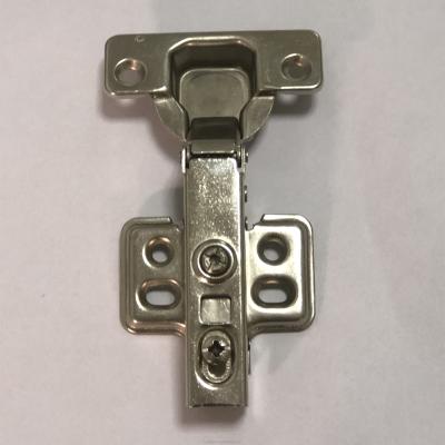 China High Quality 35MM Steel Furniture Hardware Auto Hidden Hydraulic Cabinet Hinge Fixed On With Small Gas Spring for sale