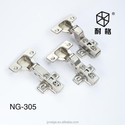 China Hidden Installation Furniture Spring Cabinet Kitchen Hinges Soft Closing Damper Door Hinges For Living Exterior Style for sale