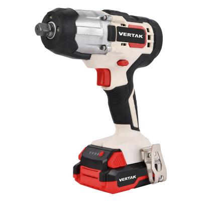 China VERTAK PL005 Rechargeable 20V Battery Portable Electric Wrench Wireless Handheld Impact Wrench for sale