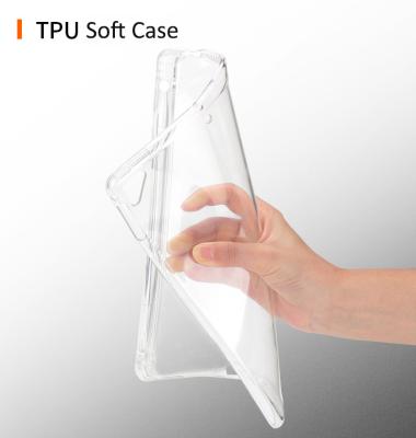 China Fashion Slim Jelly TPU Clear Silicone Cover Shockproof Slim Case For iPad Air 4 3 2 For Ipad 8th for sale