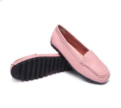 China high quality pink slip-up loafers cowhide driving shoes women comfortable shoes fashion brand designer shoes BS-L2 for sale