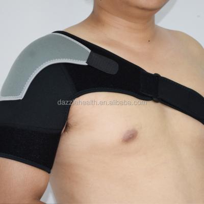 China Protect Shoulder From Injury Neoprene Shoulder Brace Support Shoulder Brace Neoprene With Pressure Pad For Men for sale