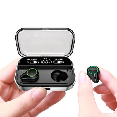 China Wireless Fingerprint Touch In-Ear TWS Earphone Stereo Bluetooth Headsets With 4000mAh Waterproof Earbuds for sale