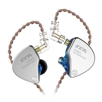 China Dual Hybrid Driver Earphones CCA CA4 1BA 1DD High Fidelity Sports Stereo Metal In Ear Earphone for sale