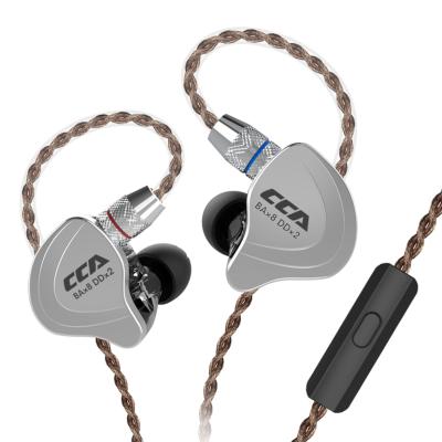 China In Ear Monitors CCA C10 4BA 1DD High Fidelity Hybrid In Ear Headphone Noise Canceling Headphones for sale