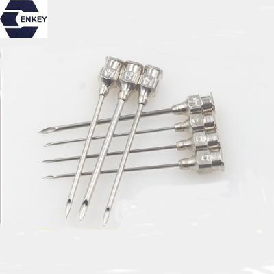 China Veterinary Injection SUS304 Stainless Steel Cannula Needles / Veterinary Blunt Sharp Injection Needles With Length 20mm~100mm for sale