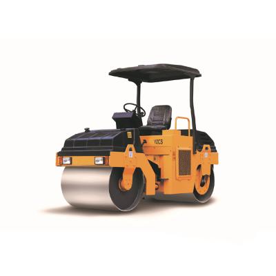 China YZC3 Motor hidráulico de rodillos vibratorios de 3 toneladas Mini compactor de rodillos en venta