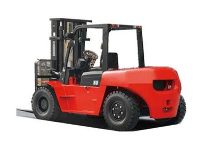 China CPCD80 Diesel Fork Lift Truck 8 Ton RG16 Long Wheelbase Design for sale