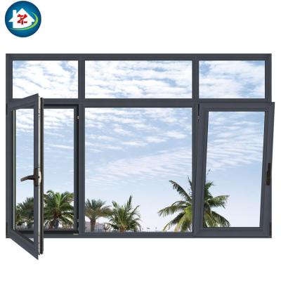 China Popular swing design aluminum tilt tower glass windows for sale for sale