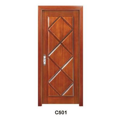 China Swing Doors Solid Wood Modern Interior Doors Inside Doors For Villa / House / Hotel for sale