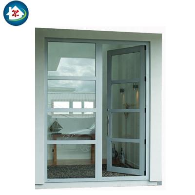 China Modern Villas Exterior Double Doors Aluminum Exterior French Entry Door for sale