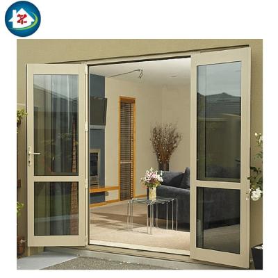 China Good Quality Swing French Door Designs Modern Aluminum Double Doors for sale