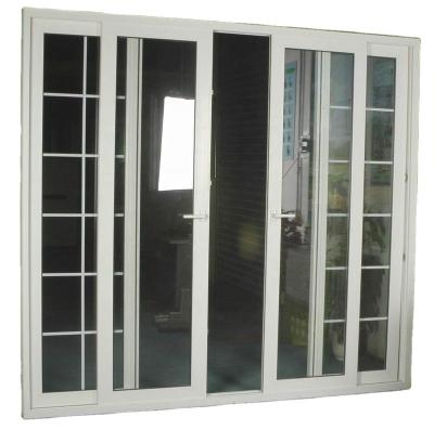 China Modern Sliding Open Style And Exterior Position Patio Balcony PVC Sliding Glass Doors UPVC Door for sale