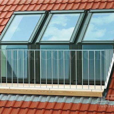 China Swing Skylights Roof Window Stainless Steel Aluminum Awning Windows for sale