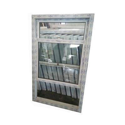 China Sliding Virgin Islands Building Projects Single Hung Vinyl Impact Windows With Mosquito Net for sale