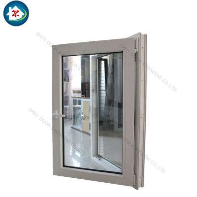 China Swing pvc AS2047 / upvc hurricane impact opening window standard french factory price for sale