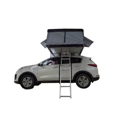 China Extended Type Automatic Electric Aluminum Travel 2 Person Soft Roof Car Roof Top Tent Waterproof Camping Top Tent for sale