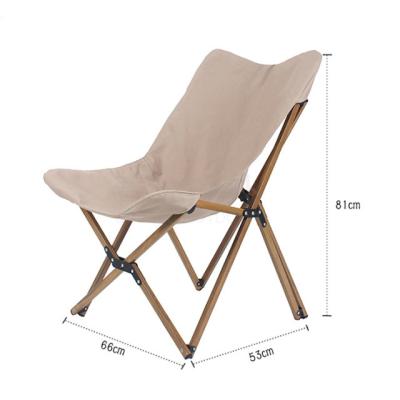 China Modern Comfortable Comfortable High Back Folding Moon Butterfly Chair Outdoor Camping With Spare Covers for sale