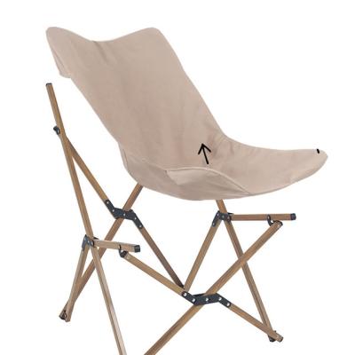 China Butterfly Modern Outdoor Lightweight Wooden Chair Folding Chair Beach Outdoor Camping Chair for sale