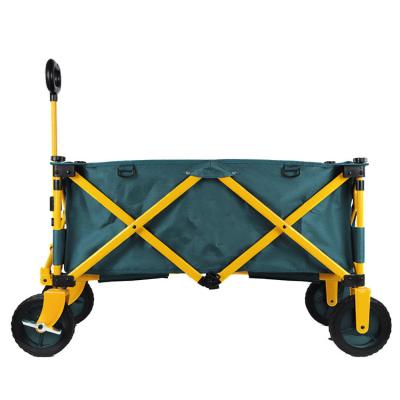 China Outdoor Travel Hiking Factory Wholesale Green Yellow Camping Trolley 87X34X47 Wagon Camping for sale