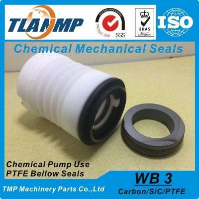 China WB3-25 PTFE  bellows mechanical seals For Corrosion resistant Chemical Pumps for sale