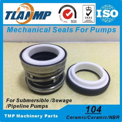 China 104-12/14/15/16/17/18/19/20/22/25/30/35/40/45 Water Pump Mechanical Seals (Material: Ceramic/Ceramic/NBR) for sale