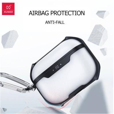 China Waterproof/Shockproof PC Material Case New Product Portable Waterproof/Shockproof With Key Skin Silicone Chain Case For Airpods pro for sale