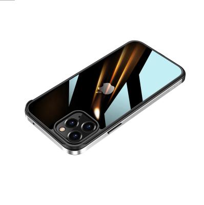 China Anti-drop SULADA Ming Rui Series Transparent Nano Glass Shell Cases for iPhone 12 13 max 11 pro anti-scratch back cover for sale