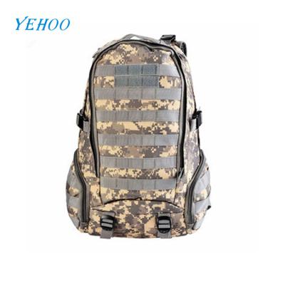 China Factory Waterproof Custom Hiking 3P Bag 35L Professional Outdoor Hiking Backpack Camouflage Tactical Backpack for sale