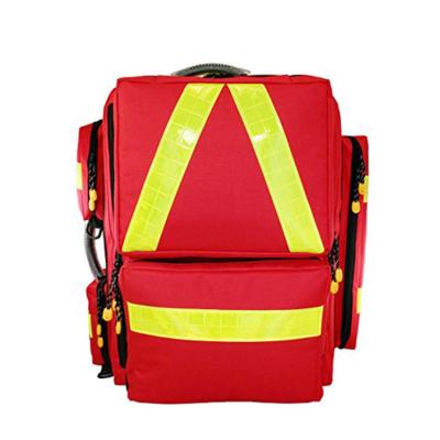 China Medical Products Medical Emergency Bag Multifunctional Backpack First Aid Kit with Reinforced Holder for sale