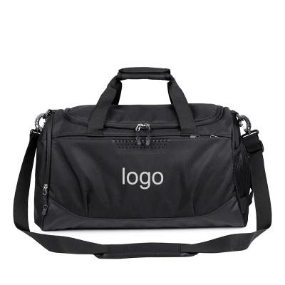 China New Design Logo Waterproof Fitness Workout Luggage Custom Made High Quality Travel Men's Women's Sports Gym Bag With Shoe Compartment for sale