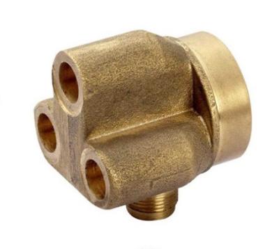 China Brass Metal Copper Die Casting Spare Parts For Industrial Machinery for sale