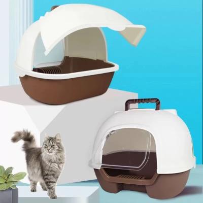 China Viable Wholesale Plastic Pet Toilet Pet Care Product Cat Litter Box Cat Toilet for sale