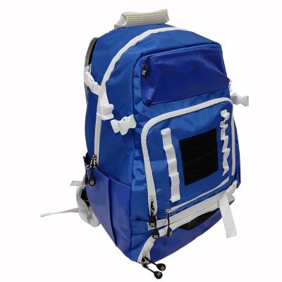 China Oxford Fabric Softball Baseball Bag Blue Bat Back Pack 55 Litre for sale